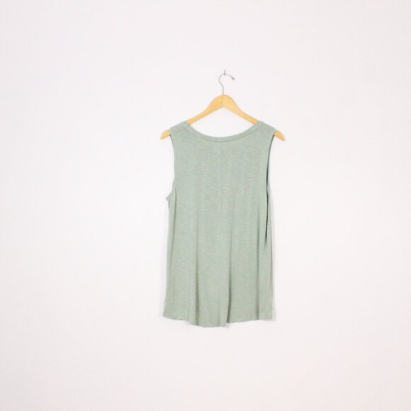 *Style & Co Sage Green Racer Back Tank Top - Picture 5 of 5
